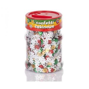 Konfetti Cekinowe Astra, Świąteczny Mix, 100g